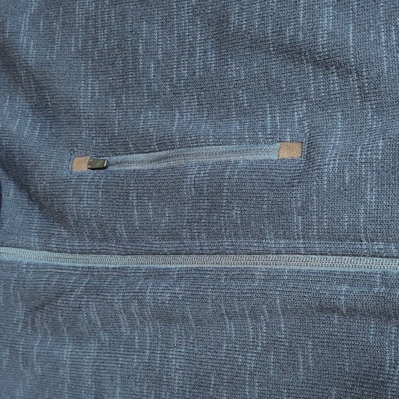 UNTUCKit Fleece Full Zip Size XXL in Heathered Blue - Picture 6 of 11